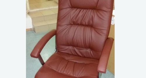 Обтяжка офисного кресла. Малая Вишера